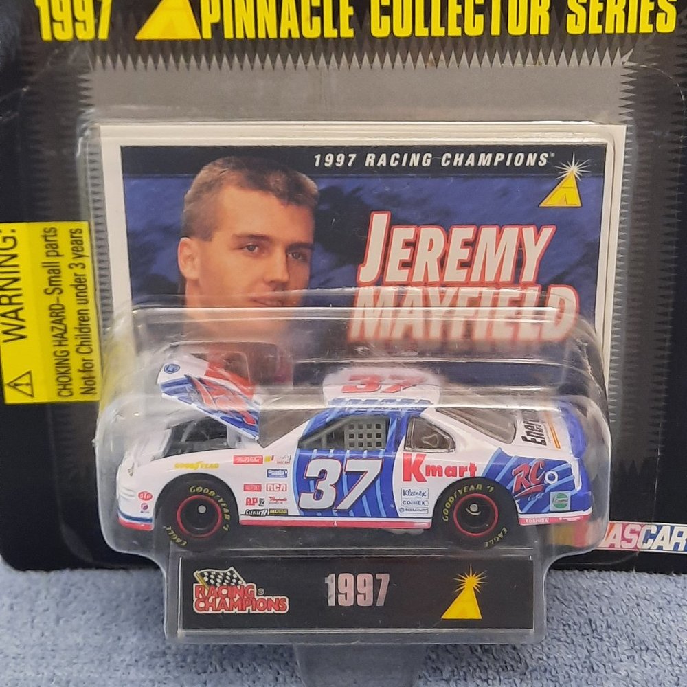 VTG Nascar, Jeremy Mayfield, Kmart #37, 1997 Pinnacle Collectors, 1/64 Stockcar